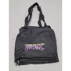 Santana Universal Tone Tour 2010 Leed's Black Shoulder Tote Travel Organizer